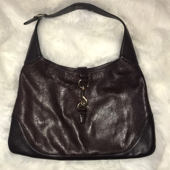 GUCCI guccissima Brown leather purse authentic bag - Picture 4 of 8